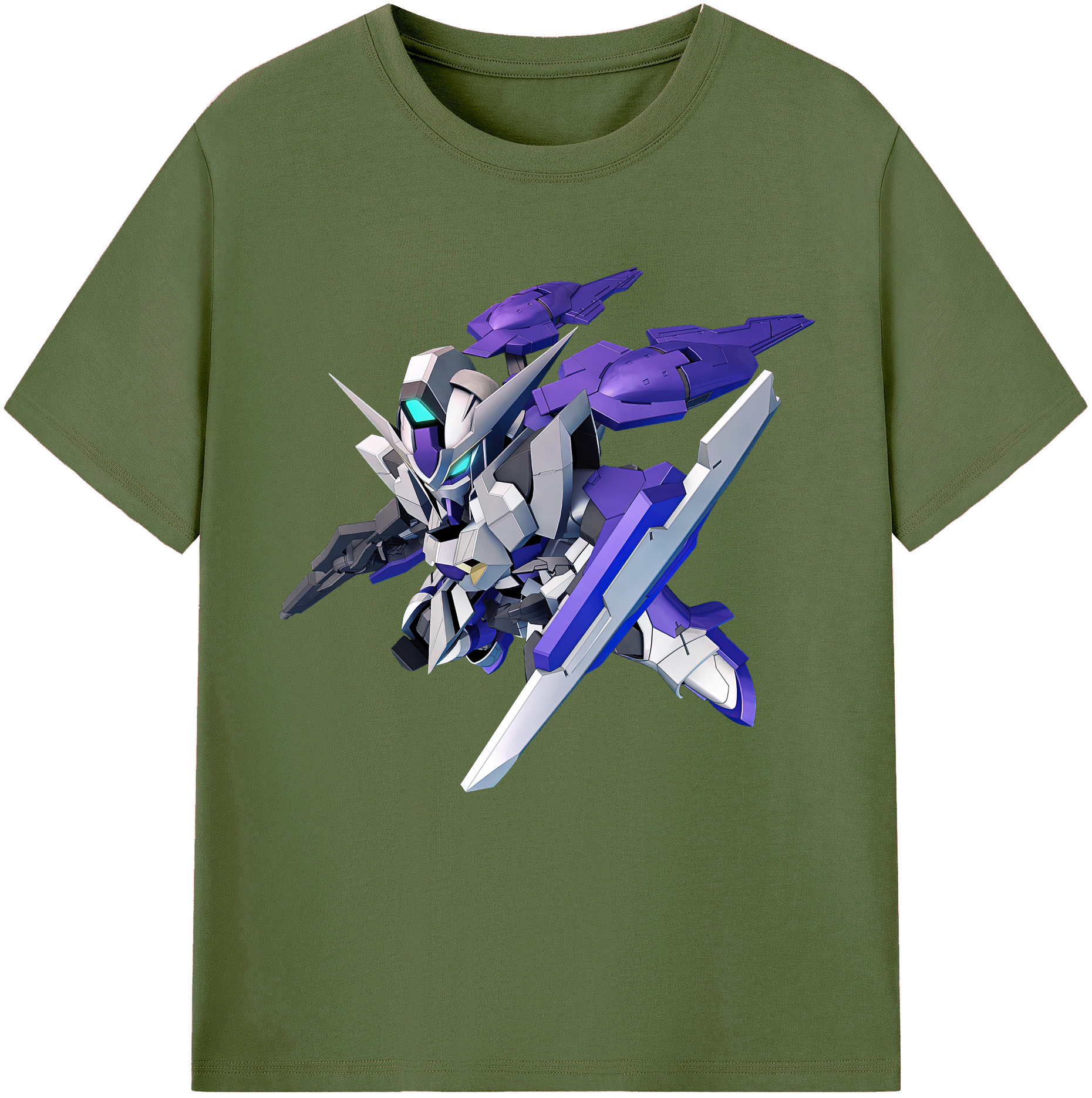（画像用） 機動戦士ガンダム Mobile Suit Gundam 綿100％半袖Tシャツ（フロントプリント）